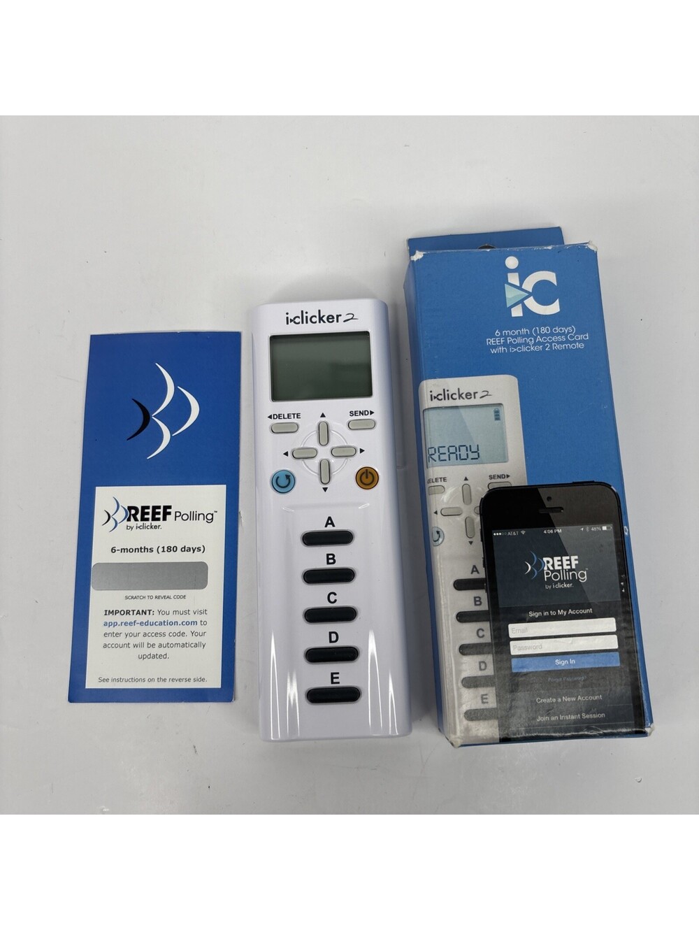 iClicker 2 Student Remote Classroom Response Controller White Tested - Picture 5 of 8